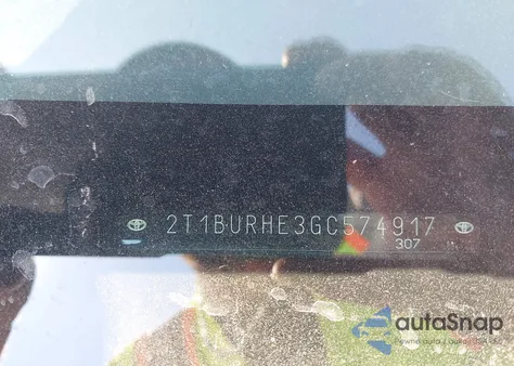 2016 Toyota Corolla S Plus z USA, uszkodzony, nr VIN 2T1BURHE3GC574917